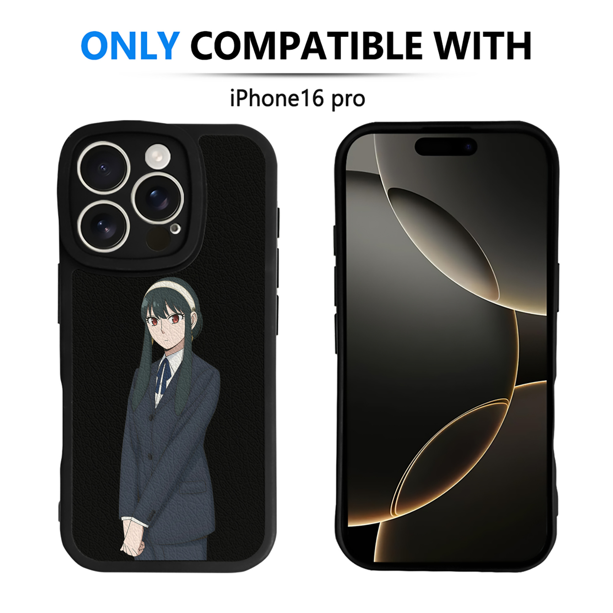（画像用） SPY×FAMILY间谍家家酒 【iPhone 16シリーズ対応】シリコンスマホケース（レザー調） 材質：シリコン